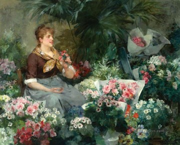 Louis Marie Schryver 3 Parisienne Oil Paintings